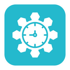 Time Management icon vector image. Can be used for Organization.