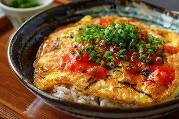 Homemade Asian style Omurice photo Great for Asian palates