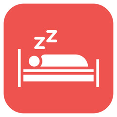 Sleep icon vector image. Can be used for Physical Wellbeing.