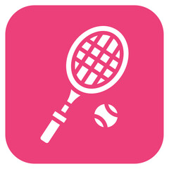 Tennis Racket icon vector image. Can be used for Physical Wellbeing.