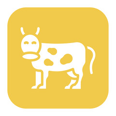 Cow icon vector image. Can be used for Eid al Adha.