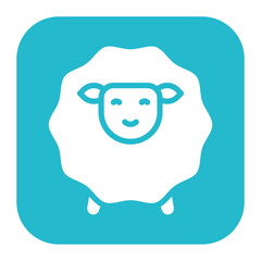 Sacrificial Lamb icon vector image. Can be used for Eid al Adha.
