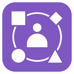 Diversity icon vector image. Can be used for Hiring Process.