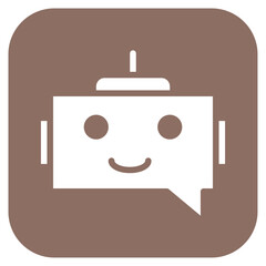 Chatbot icon vector image. Can be used for Digital Disruption.