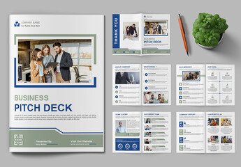 Business Pitch Deck Brochure Template