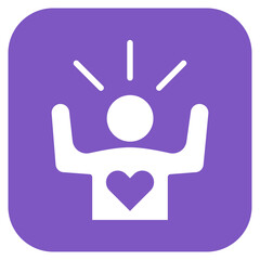 Self Esteem icon vector image. Can be used for ADHD.
