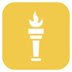 Freedom Torch icon vector image. Can be used for Press Freedom Day.