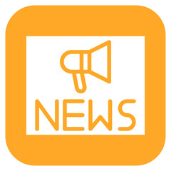 News Alert icon vector image. Can be used for Press Freedom Day.