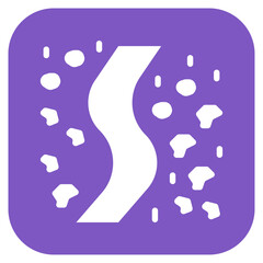 Gravel icon vector image. Can be used for Raw Metrial.