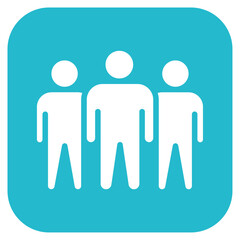 Bystander Effect icon vector image. Can be used for Bullying in Society.