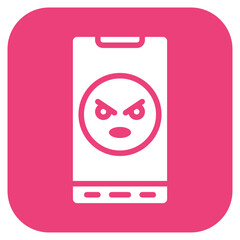 Cyberbullying icon vector image. Can be used for Bullying in Society.