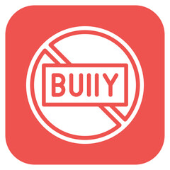 Bully icon vector image. Can be used for Bullying in Society.