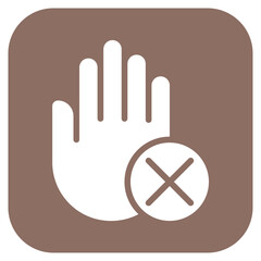 Obraz premium Exclusion icon vector image. Can be used for Bullying in Society.