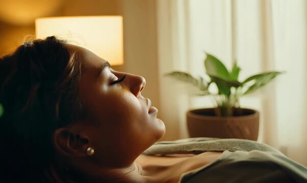 Relaxing hypnotherapy session for self-care at artisanal center