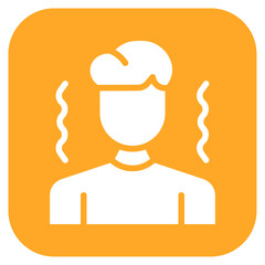 Chills icon vector image. Can be used for Allergy Symptoms.