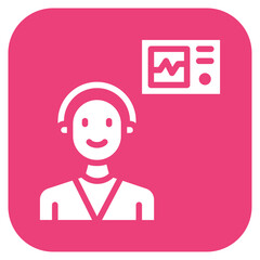 Audiogram icon vector image. Can be used for Medical Tests.