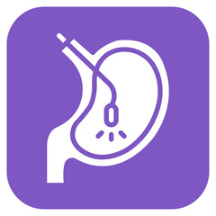 Endoscopy icon vector image. Can be used for Medical Tests.