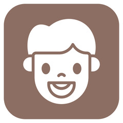Empathetic icon vector image. Can be used for Human Emotions.
