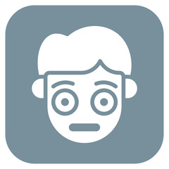 Shameful icon vector image. Can be used for Human Emotions.