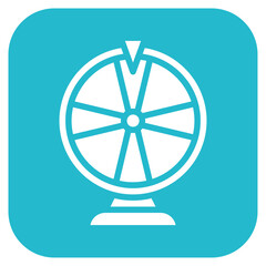 Obraz premium Spinning Wheel icon vector image. Can be used for Burnout.