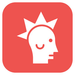 Punk icon vector image. Can be used for Urban Tribes.