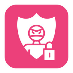 Anti theft icon vector image. Can be used for Locksmith.