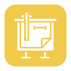 Drafting Machine icon vector image. Can be used for Engineer in Mechanics.