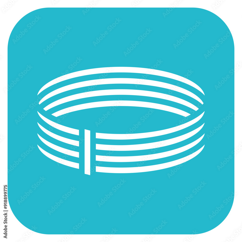 Canvas Prints Metal Wire icon vector image. Can be used for Crafting.