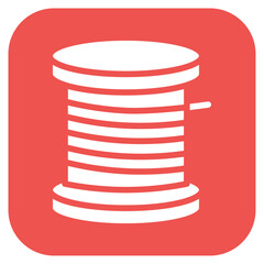 Thread icon vector image. Can be used for Crafting.