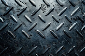 Steel plate background with metal texture