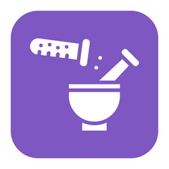 Chemist Mortar icon vector image. Can be used for Psychiatric Hospitals.