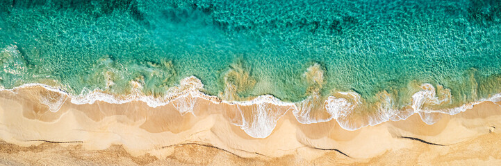 Makena Beach Aerial with Turquoise Waters © Rocket