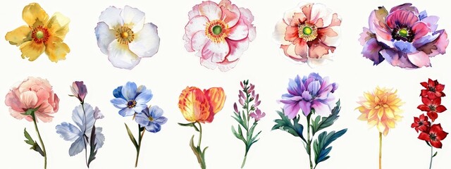 With crisp edges and sharp focus, these floral illustrations are ideal for creating retro-inspired wedding invitations, romantic Valentine's Day cards, or any project that requires a touch of elegance