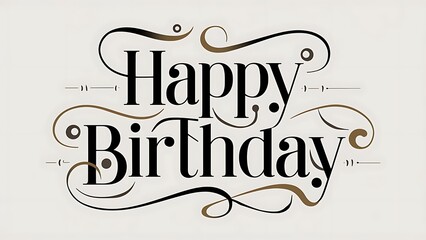 Fototapeta premium Happy Birthday