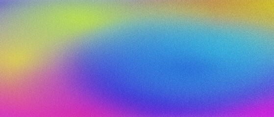 Noisy Grainy Texture with Multicolor Gradient for Abstract Banner Design