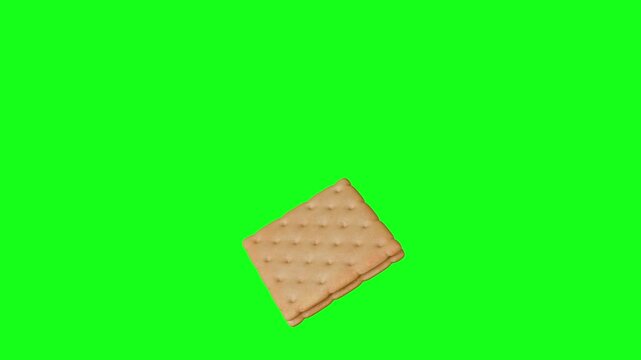 Broken biscuits with Greenscreen