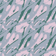 Pastels Abstract Brush Strokes Seamless Pattern Design