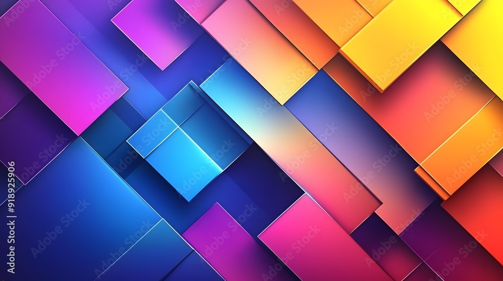 Poster 70. abstract geomatics background featuring vibrant colors and smooth gradients