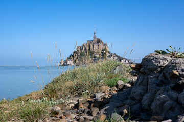 Le Mont-Saint-Michel in der Normandie in Frankreich