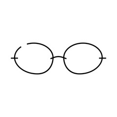 Fototapeta premium glass glasses optical line icon vector. glass glasses optical sign. isolated contour symbol black illustration