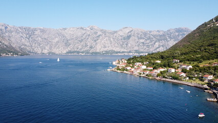 Fototapeta premium View of the Bay of Kotor