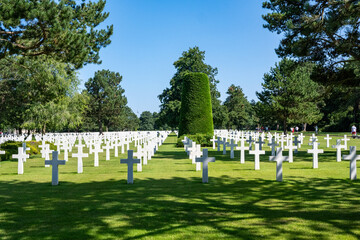 Amerikanischer Soldatenfriedhof Colleville-sur-Mer Normandie Frankreich