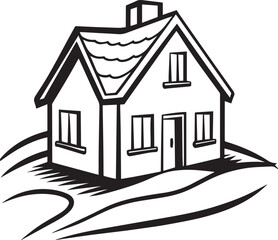 home line art vector