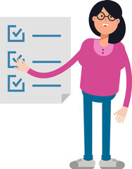 Woman Character and Check List Document
