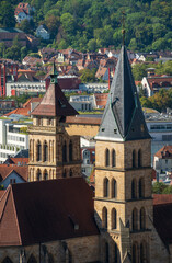 Obraz premium Esslingen am Neckar Castle (Esslinger Burg), Historical landmark in Esslingen am Neckar in Stuttgart, Germany