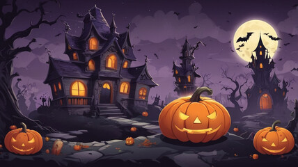 halloween cartoon vectors