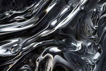 Beautiful texture liquid soft metal, design natural abstract background