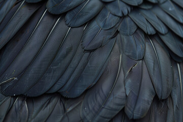 Obraz premium Generative ai on theme of beautiful texture bird feather for design natural abstract background