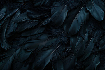Fototapeta premium Generative ai on theme of beautiful texture bird feather for design natural abstract background