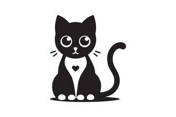 Cat silhouette vector Art & Illustration